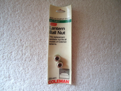 #ad quot; NIP quot; Coleman # 220 4411 Lantern Ball Nut 2 In Pack quot; Great Item quot; $15.99