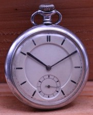SWISS 7j ART DECO MEN'S POCKET WATCH 49.4mm FOR REPAIR IF 