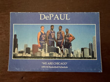 Baloncesto DePaul Blue Demons 1993-94 - calendario de bolsillo / calendario - Coca-Cola