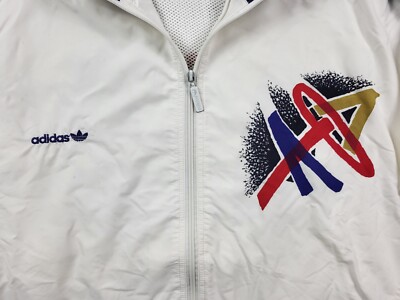 adidas エドバーグ モデル ジャケット Adidas Vintage Stefan Edberg Tennis Track Jacket Windbreaker