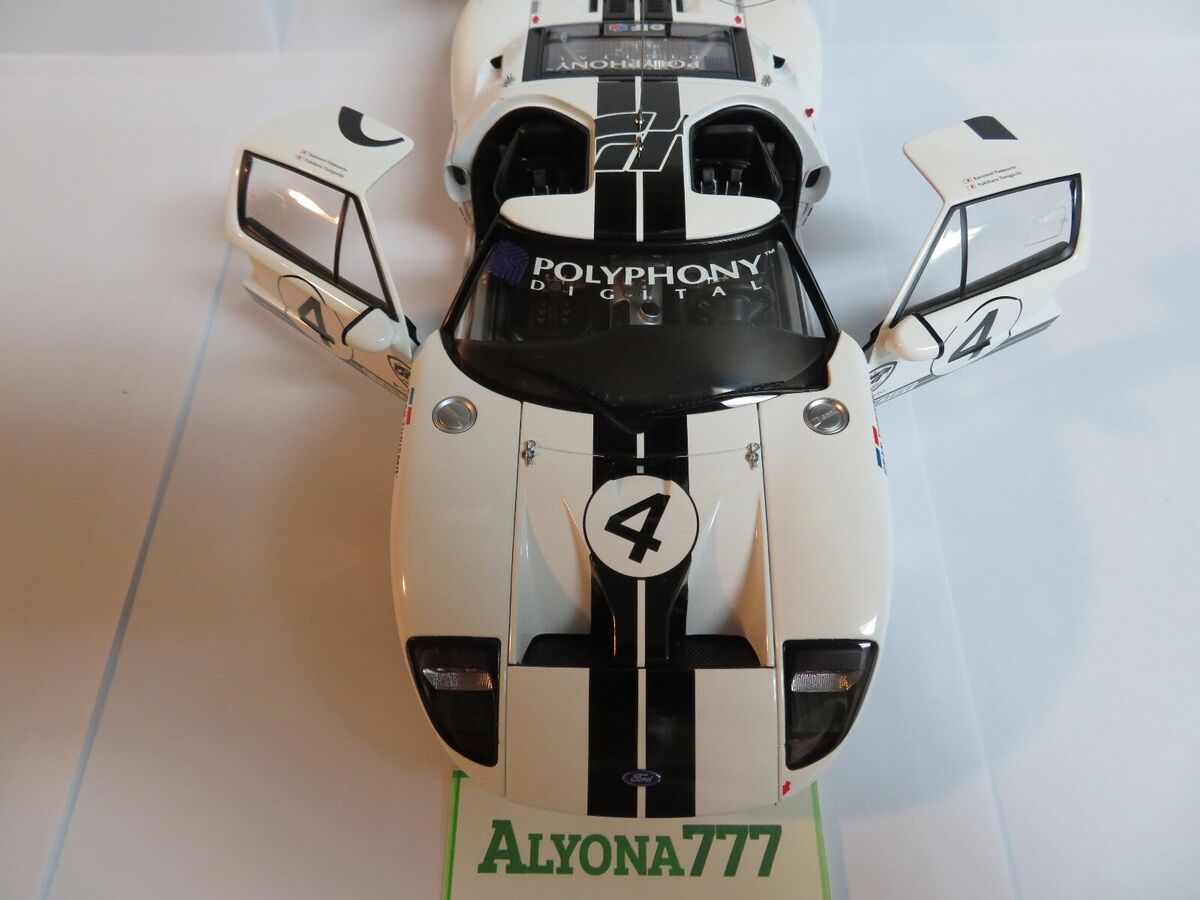 The legendary Gran Turismo 4 star - [AUTOart] Ford GT LM [1/18] [OC] :  r/Diecast