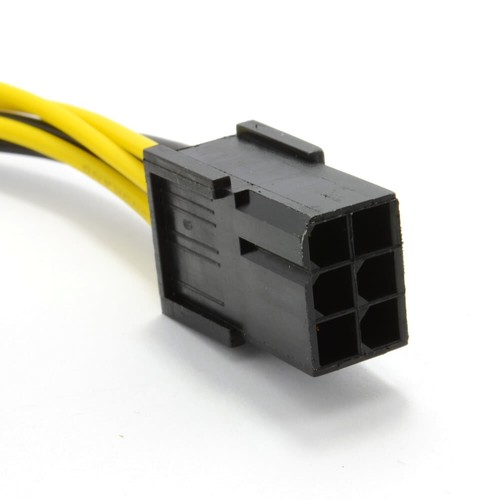10cm PCI Exprimer Pcie 6 Broche Pour 8 Carte Graphique Adaptateur Secteur Câble - Afbeelding 6 van 24