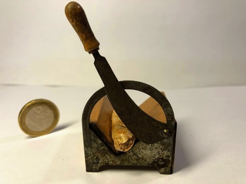 *** KURIOSE *** ANTIKE PUPPEN BROTSCHNEIDER MASCHINE *** URALT *** UM 1900 *** - Bild 5 von 6