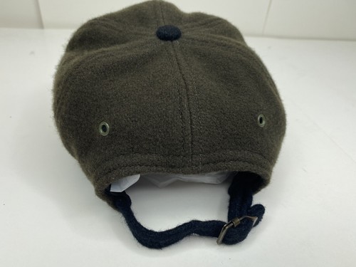 New York Hat & Cap Co Wool Hat Two Tone Brown Black 6 Panel Strap Back - Picture 12 of 12