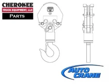 Auto Crane 404211000, Traveling Block Assembly for 4004EH Series Cranes
