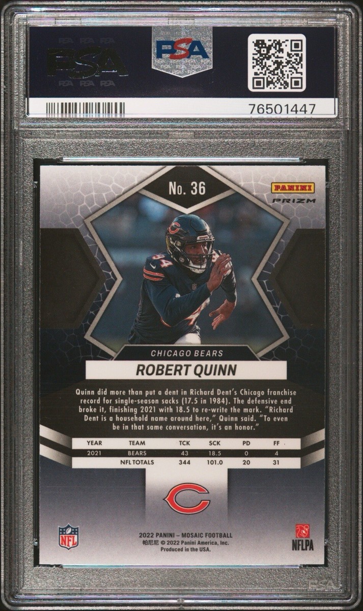 2022 Panini Mosaic - Robert Quinn #36 Genesis Mosaic Prizm