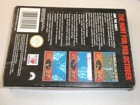 the hunt for red october game Nintendo NES Boxed PAL A