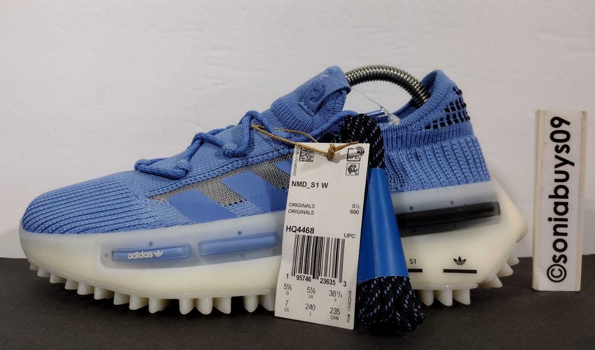 スニーカー adidas NMD S1 W Blue HQ4468 Adidas NMD_S1 W Blue Fusion Shoes HQ4468 Women's Size 7 US