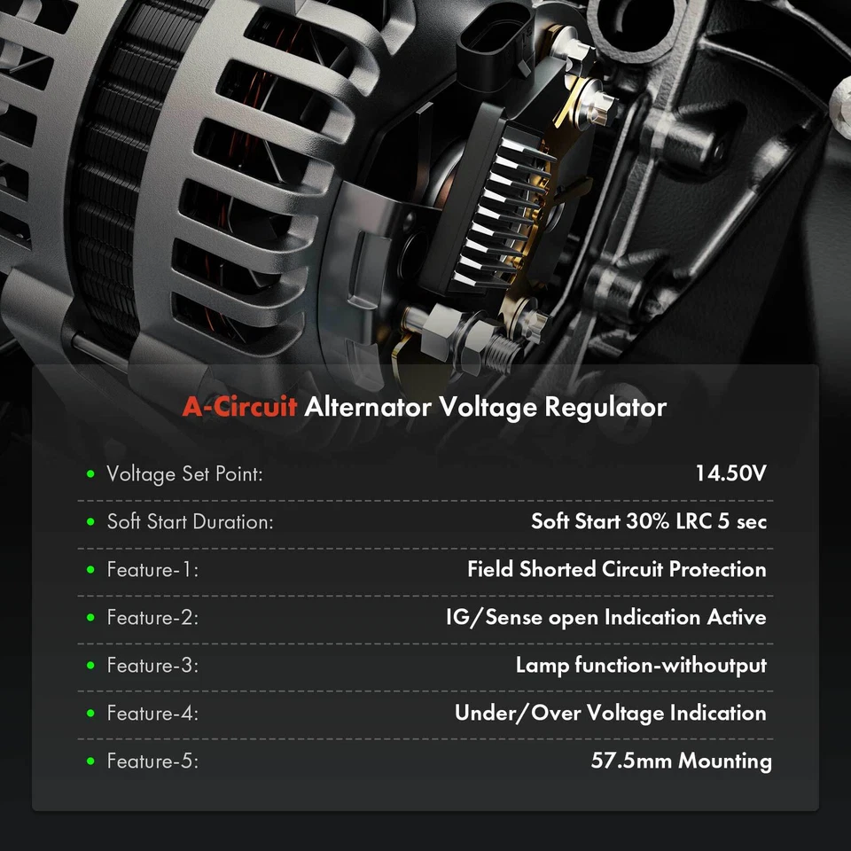 Regulador alternador 14,4 V para Honda CR-V Civic Accord Pilot Odyssey Acura MDX Foto 2 de 4