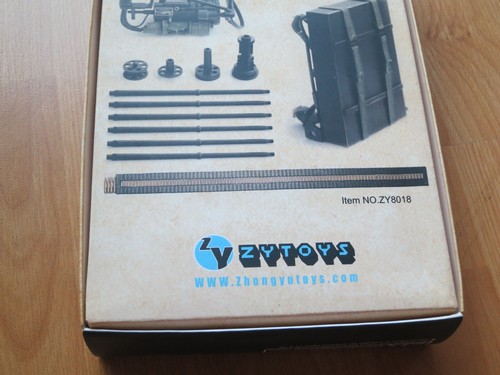ZYTOYS Gatling Minigun Set #ZY8018 Black Version NEW For 1/6th Scale Figures BIN - Picture 6 of 14