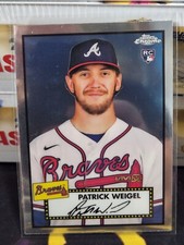 2021 Topps Chrome Platinum Anniversary  Patrick Weigel RC #105 Braves PWE