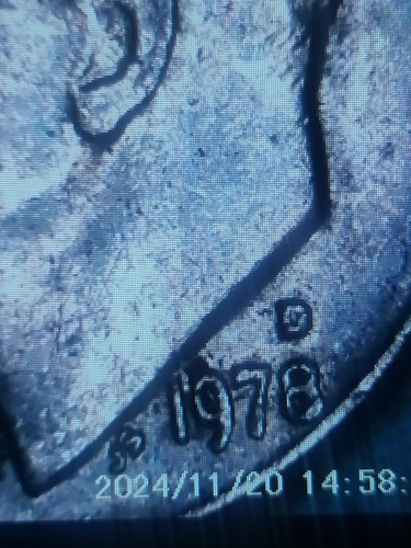 1978 D Roosevelt Dime Error Coin With Filled D Letters On Edge - Picture 5 of 5