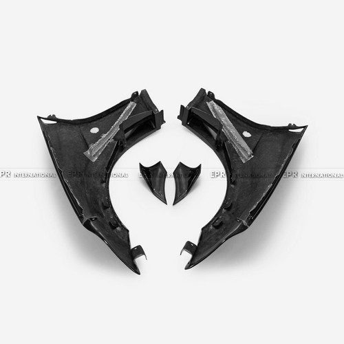 For Nissan 09-17 370Z Z34 VRS Style Carbon + FRP Unpainted Front Fender Mudguard - Picture 7 of 10