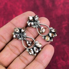 Wild Horse Gemstone Handmade 925 Sterling Silver Earrings Jewelry