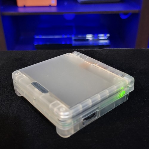 Clear Nintendo Game Boy Advance GBA SP IPS MOD Adjustable Brightness - Picture 3 of 4