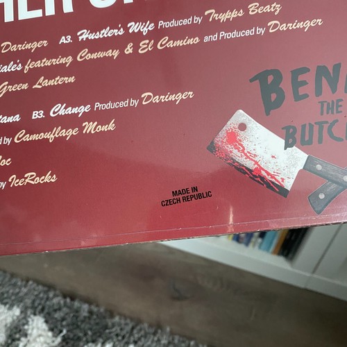 Benny the Butcher Butcher on Steroids LP (Green Splattered Vinyl) Numbered /300 - Picture 10 of 11