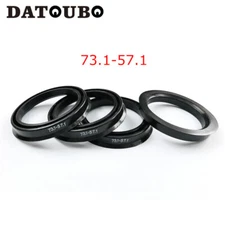4 pcs Black Plastic Hub Centric rings 73.1 to 60.1 hub centric ring 73.1-57.1 mm