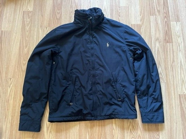 Polo by Ralph Lauren／フード付き／M／ブルー／2504104 Ralph Lauren Polo Mens Blue Jacket With Zipper Hood Size RN