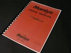 MAMIYA INSTRUCTION: MAMIYA M645 1000S Parts Catalog