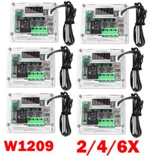 2/4/6X W1209 12V Digital Thermostat Temperatu...