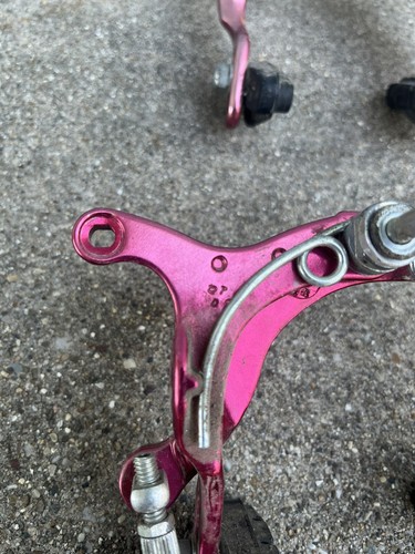 Dia Compe Bulldog Brake Front Rear Red Caliper Old School BMX Freestyle GT Dyno - Picture 6 of 10