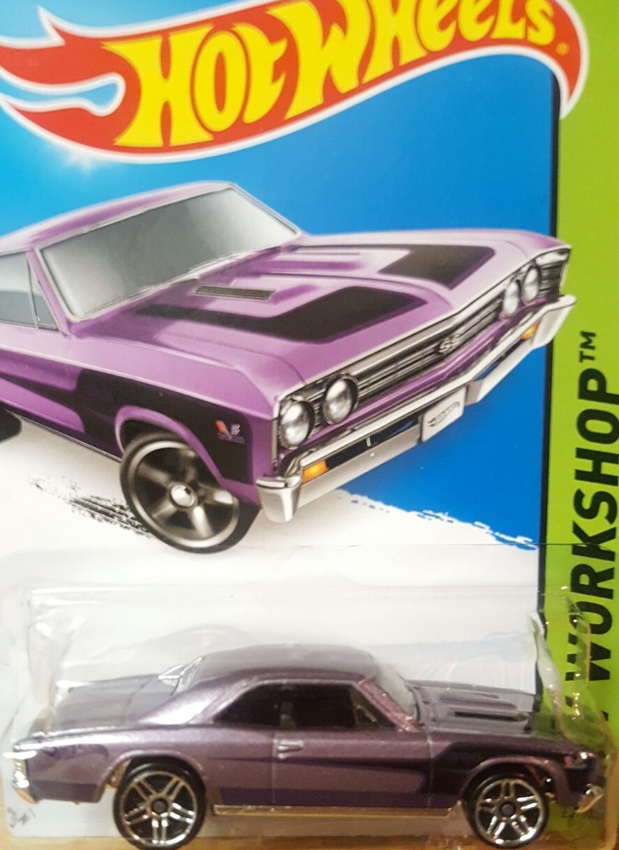 Hot Wheels HW Workshop '67 Chevy Chevelle SS 396 Purple 1:64 Scale