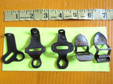 ANTIQUE USED ROLLER SKATE WRENCHES  BUCKLE PARTS