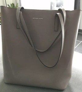 michael kors taupe tote 