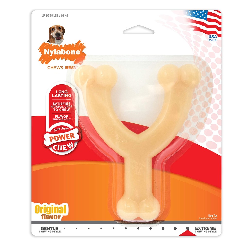 Power Chew Wishbone Chew Toy for Dogs, Indestructible Chew Toys for Aggressiv...