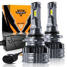 Super AUXBEAM 9006 LED Headlight Bulb Conversion Kit Low Beam White Bright 6500K