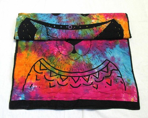 New Baby Blanket Quilt Indian Print Handmade Cotton Hand Fabric Kantha Bed Cover - Picture 52 of 82