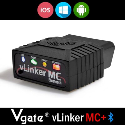 G8 UK Vgate vLinker MC+ Bluetooth OBD2 BimmerLink Car Scanner OBD Auto Doctor