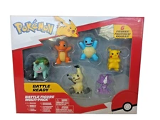 Pokémon Set 6 Pack Multi Character Collection Toy Action Figure