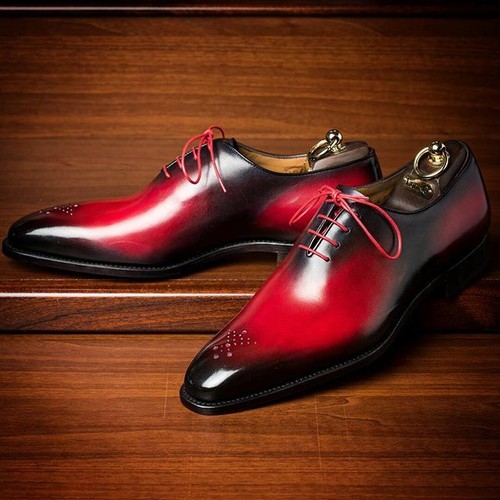 Men's Unique Handmade Leather patina 