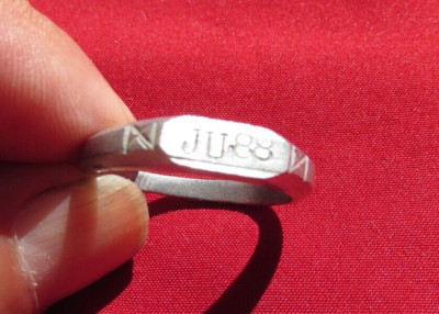 WW2 German Ring JU88 Aluminum Ring Aircraft Aluminum trench art bag 17X ...