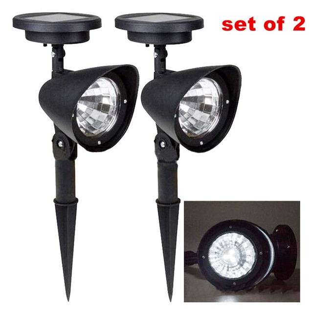 2x Solar Spot Light Outdoor Garden Lawn Landscape Led Spotlight Path 2x Solar Spot Light Outdoor Garden Lawn Landscape Led Spotlight Path Lamp 3