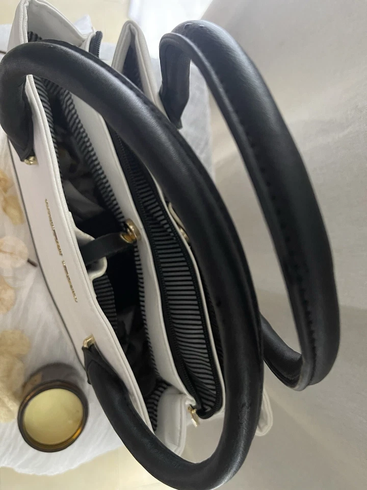 Bolso de Mano Christian Siriano Blanco Foto 2 de 4