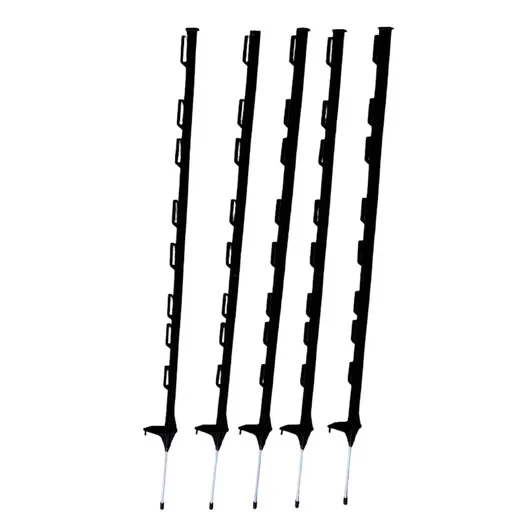 50 Pack 48" Black Step-In Fence Posts for Electric Fences - Model P-1B - Image 2 of 4