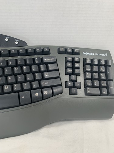 Fellowes Microban Ergonomic Wired USB Keyboard KU-9938 / 98915 - Picture 4 of 5