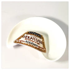 Vintage Ceramic Advertising Pipe Holder Verbano Laveno Antonia Campi 1956