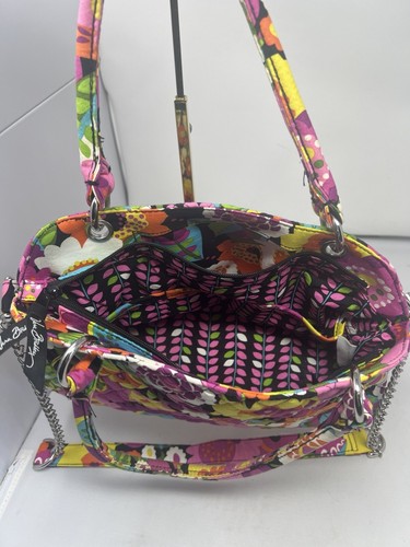 Vera Bradley Va Va Voom Chain Purse Handbag Shoulder Bag - Picture 3 of 6