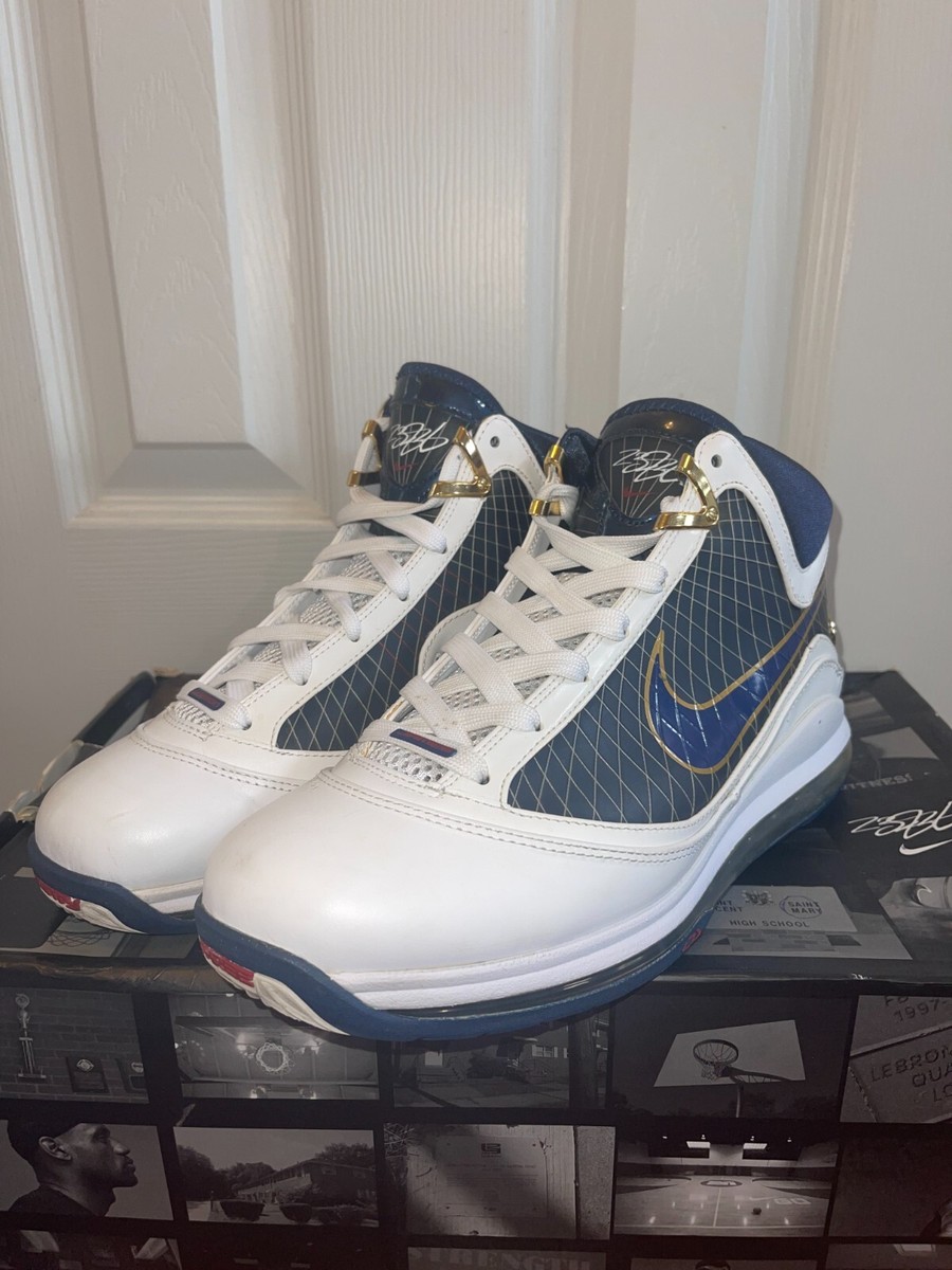 Nike Air Max LeBron 7 VII Cleveland Cavaliers SZ 10 375664-111 | eBay