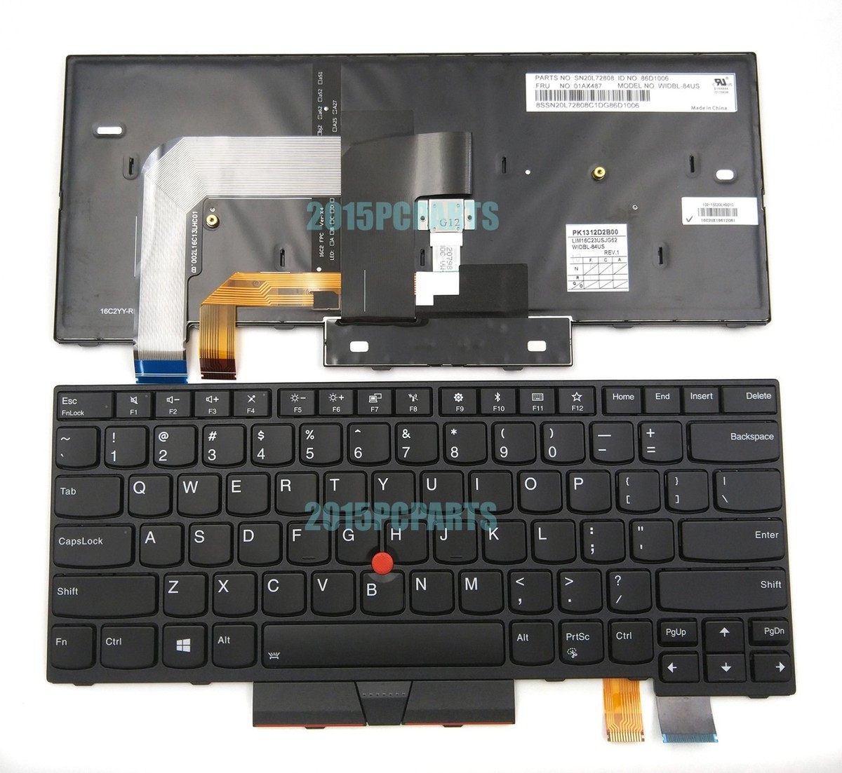 New Original Lenovo Thinkpad T470 Keyboard US Backlit