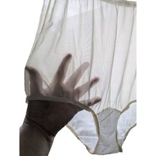 VINTAGE VANITY FAIR 15-013 GRANNY Mushroom Cotton Gusset PANTIES BEIGE SZ 9/46