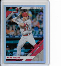 2019 Donruss Mike Trout Holo Career Stat Line 25/44 #170 NM