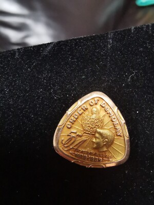 LT0029 VINTAGE ORDER OF DEMOLAY 50TH ANNIVERSARY 1919-1969 LAPEL PIN