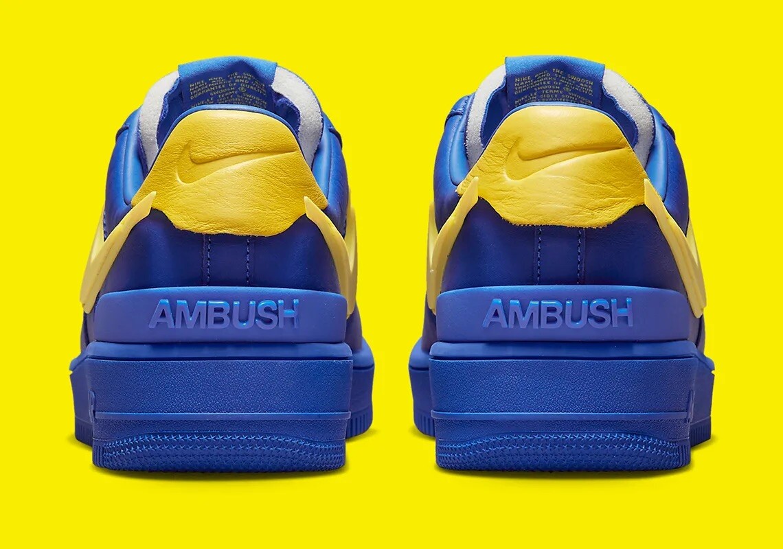Nike Air Force 1 Ambush Royal Blue/Yellow Casual Sneakers