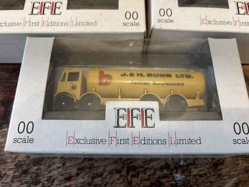 5 X EFE Tankers AEC 8 Wheel 1x Bunn Ltd & 4x Century Trucks Lot 00 Scale Railway - Picture 13 of 13
