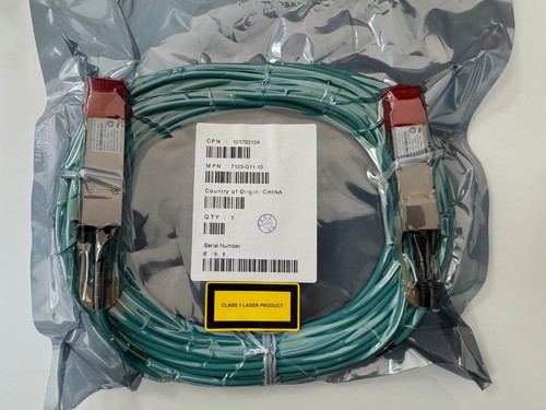 HPE 101793104 Active Optical Cable 19m QSFP-DD interface 50Gb/s/lane 400Gbps - 第 1/3 張圖片
