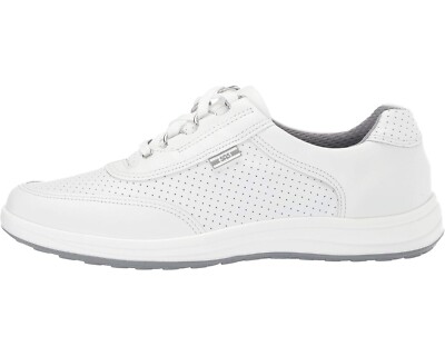 SAS Z7111 Womens Sporty Lux White Perf Leather Lace-Up